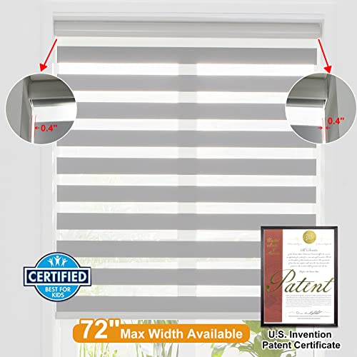 Cordless Zebra Blinds for Windows