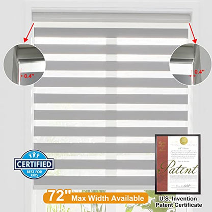 Cordless Zebra Blinds for Windows