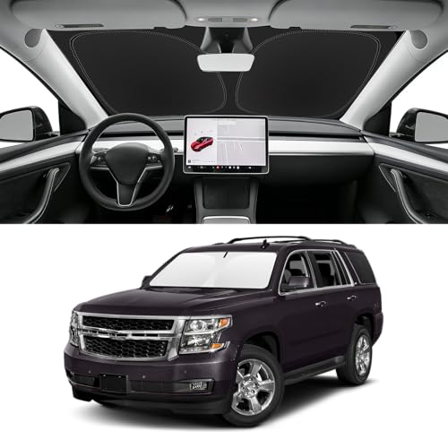 Custom Fit Windshield Sun Shade for Chevy Tahoe 2015