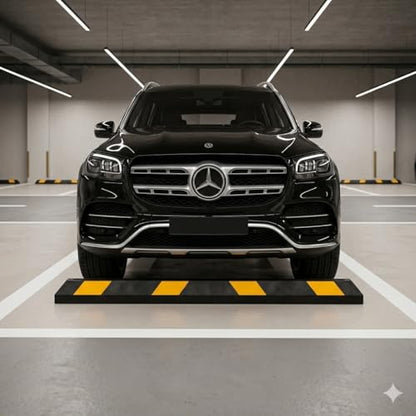 Parking Stopper for Garage Heavy Duty Rubber Parking Curb Stops 72” Garage Parking Stops 50