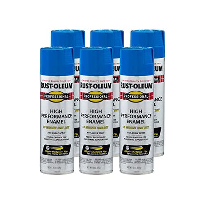 Professional High Performance Gloss Safety Blue Spray Paint (90 Ounce)