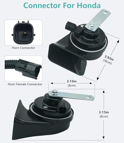 126dB Horn Kit Compatible with Honda and Acura (3 Count)