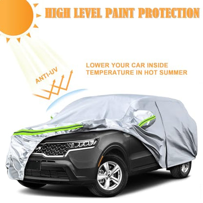 6 Layers Silver Waterproof Car Covers Replace for 2009
