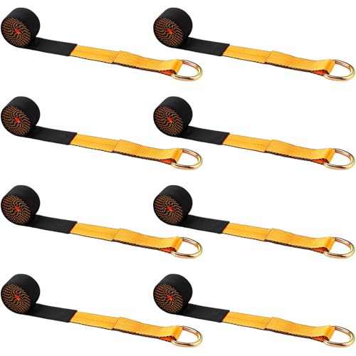 8 Pack Lasso Tow Truck Straps with D Ring 11 (8 Count)