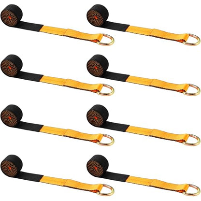 8 Pack Lasso Tow Truck Straps with D Ring 11 (8 Count)