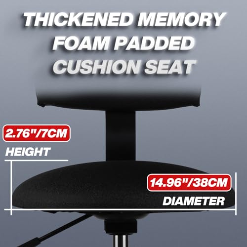 Shop Stool with Backrest