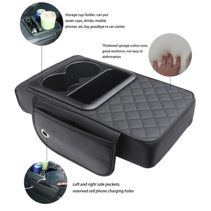 Universal Car Armrest Cushion Organizer