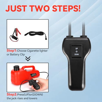 Electric Car Jack 5 Ton 12V Hydraulic Floor Jack
