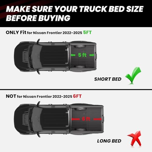 Truck Bed Mat for Nissan Frontier 2022