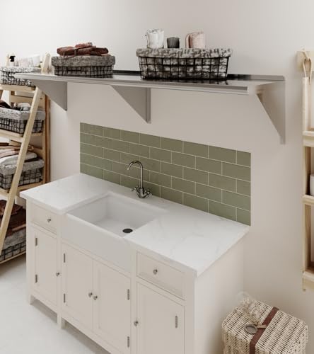 18 in. x 72 in. Stainless Steel Wall Mount Shelf