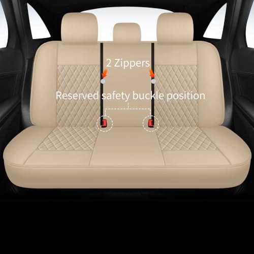 Faux Leather Full Set Car Seat Covers
