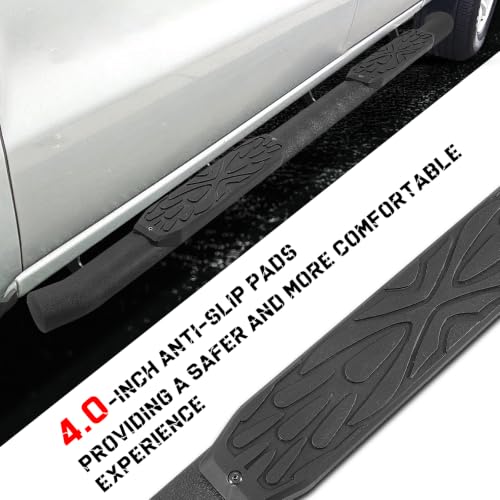 Running Boards Compatible with Dodge Ram 1500 2500 3500 Quad Cab (2 Count)