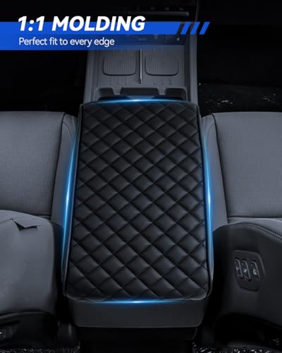Santa Fe Armrest Cover for 2024 2025 2026 Hyundai Santa Fe MX5 Accessories Center Console Middle Lid Pad Protector for Car Elbow Rest