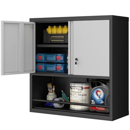 Metal Wall Cabinet with Adjustable Shelf