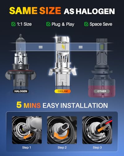 H13 LED Light Bulb (2 Count)