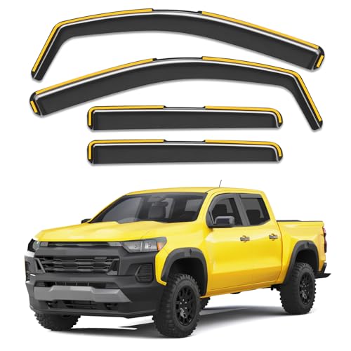 Window Visors Rain Guards for Chevy Colorado