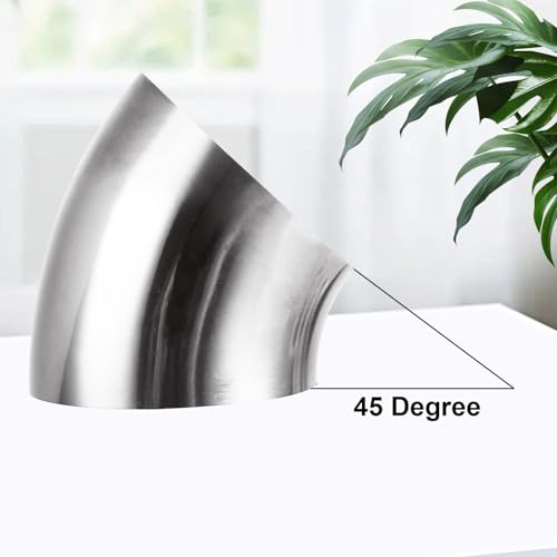 4 Pack 2.5 Inch 45 Degree Exhaust Elbow Pipe