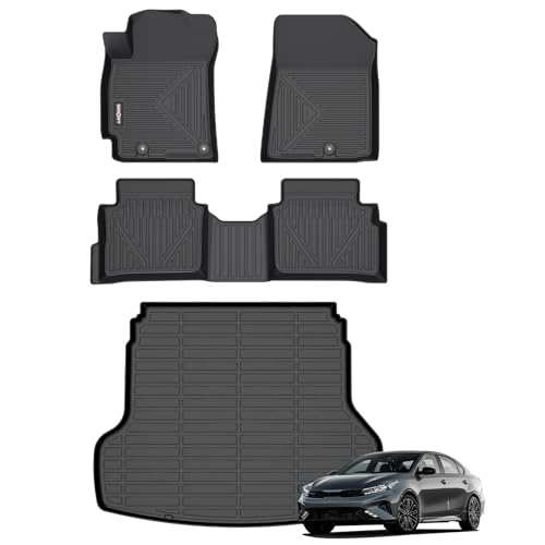 Floor Mats & Cargo Liner Full Set for Kia Forte 2019