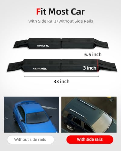Soft Roof Rack Pads System for Surfboard (58 Foot)