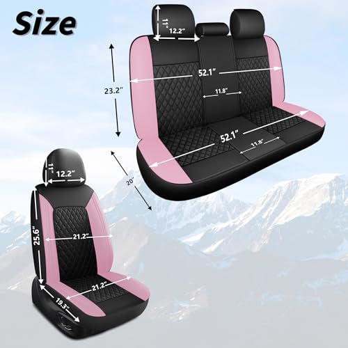 Faux Leather Full Set Car Seat Covers