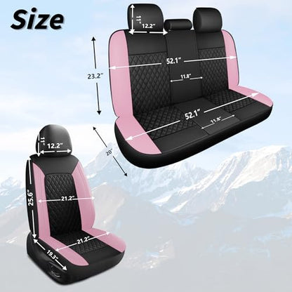 Faux Leather Front Car Seat Covers