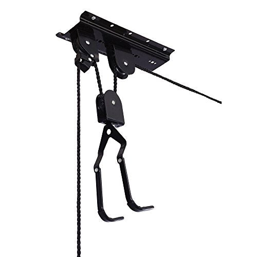 RAD Sportz Bicycle Hoist Quality Garage Storage Bike Lift with 100 lb Capacity Even Works as Ladder Lift Premium Quality
