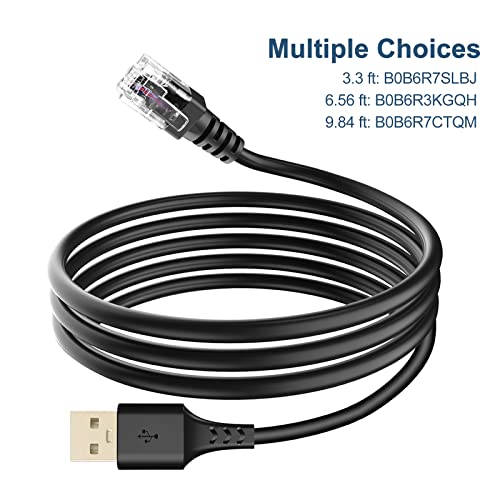 Radar Detector Cable RJ11 Compatible with Escort Passport MAX360 Uniden R1