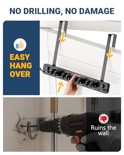 Broom Holder Door Mount