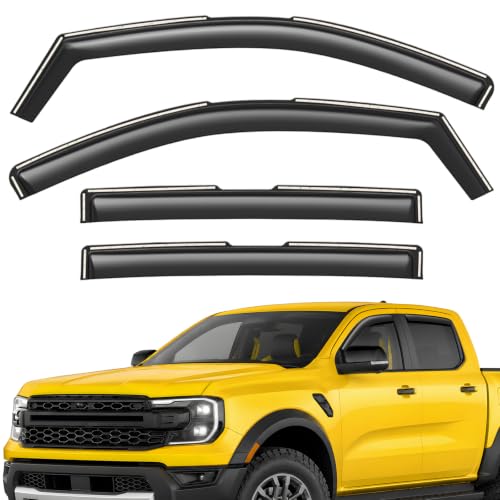 Extra Durable Window Deflectors in (4 Count)
