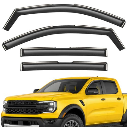Extra Durable Window Deflectors in (4 Count)