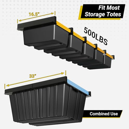 5 bin Overhead Garage Storage Rack (6 Count)