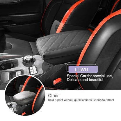 Center Console Cover Compatible with 2024 2025 2026 Ford Ranger Accessories 2025 2026 Ranger XL