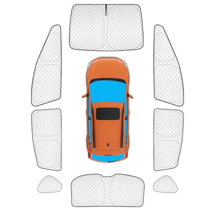 8pcs Thicken Sun Shades Custom Fit for Subaru Crosstrek 2013