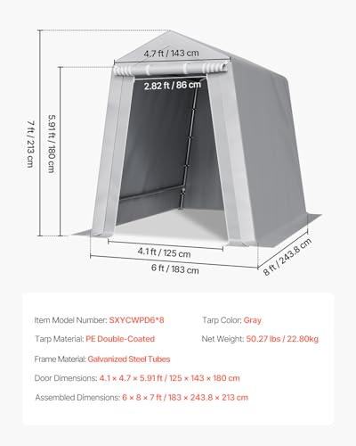 6x8x7 FT Heavy