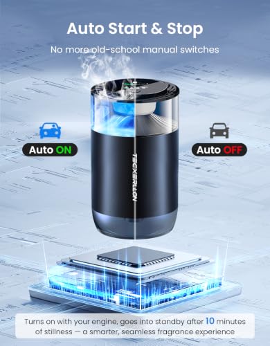 Smart Car Air Freshener Diffuser with Ambient Light