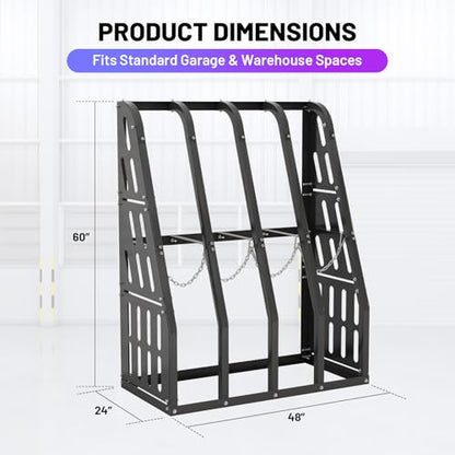 Heavy Duty Vertical Bar Storage Rack