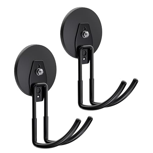 Strong Magnetic Hooks Heavy Duty Magnetic Garage Hook (2 Count)