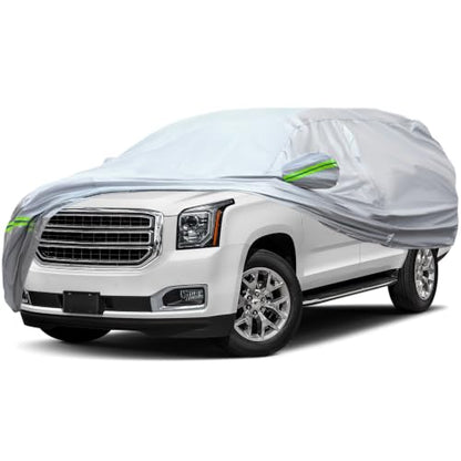6 Layers Premium SUV Car Cover Waterproof All Weather Weatherproof UV Sun Protection Snow Dust Storm Resistant Outdoor Exterior Custom Form