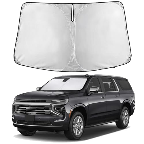 Windshield Sunshade Compatible for Chevrolet Suburban 2021