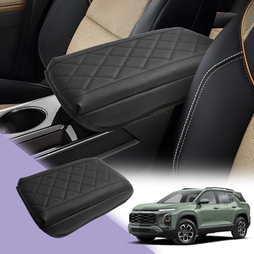 Center Console Cover Compatible with Chevy Equinox Accessories 2025 2026 2027 Equinox Armrest Cover Center Console Pad 2027 Equinox LT