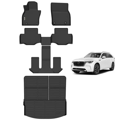 TPE Floor Mats & Backrest Mats & Cargo Liner Set for 2024