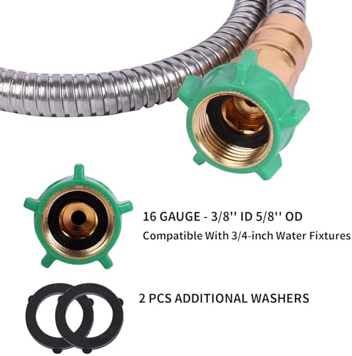 Metal Short Garden Hose 2 ft