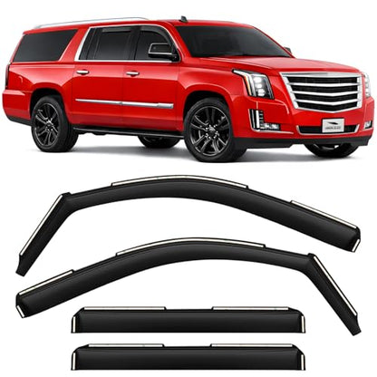 in Channel Extra Durable Rain Guards for Cadillac Escalade ESV 2015