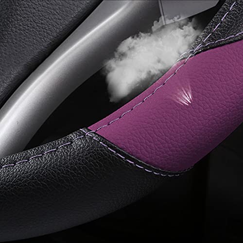 Leather Car Steering Wheel Cover