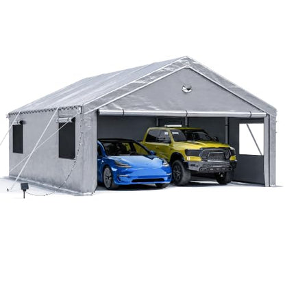 20X20 FT Carports Heavy Duty