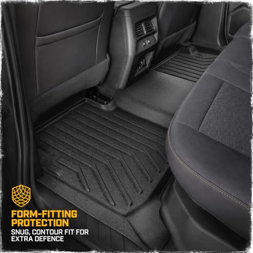 JustFit™ 3D Custom Fit Floor Mats for Chevy Colorado GMC Canyon 2023 2024 2025 2026 Crew Cab