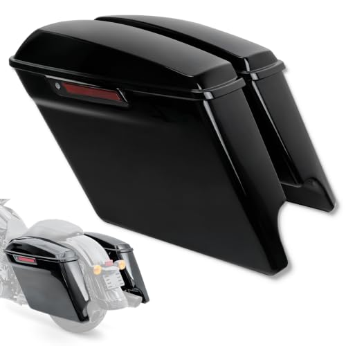 Motorcycle 5" Stretched Saddlebags Fit For Harley Touring 2014 (2 Count)