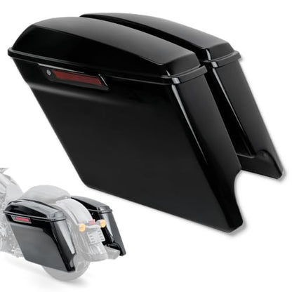 Motorcycle 5" Stretched Saddlebags Fit For Harley Touring 2014 (2 Count)