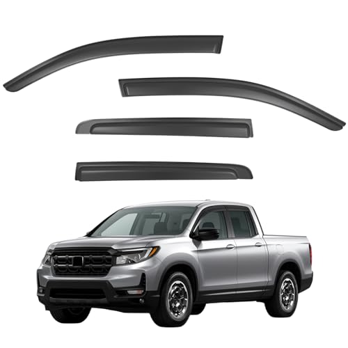 Window Visors Rain Guards Compatible with 2017 (4 Count)