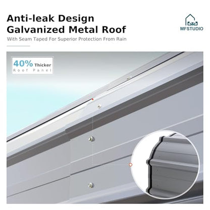 Metal RV Carport 14x35ft